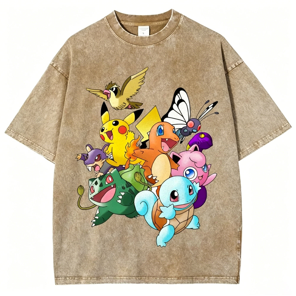 Kanto Pok?¡ì|mon Unisex Vintage Tee