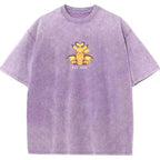 Cute Parent & Kid Pikachu Vintage Washed T-Shirt