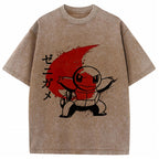 Ink Wash Squirtle Kanji Vintage Tee | Pokemon Anime