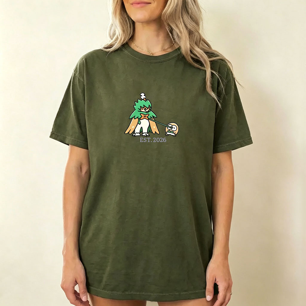 Cute Parent & Kid Decidueye Vintage Washed T-Shirt