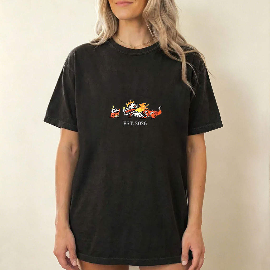 Cute Parent & Kid Skeledirge Vintage Washed T-Shirt