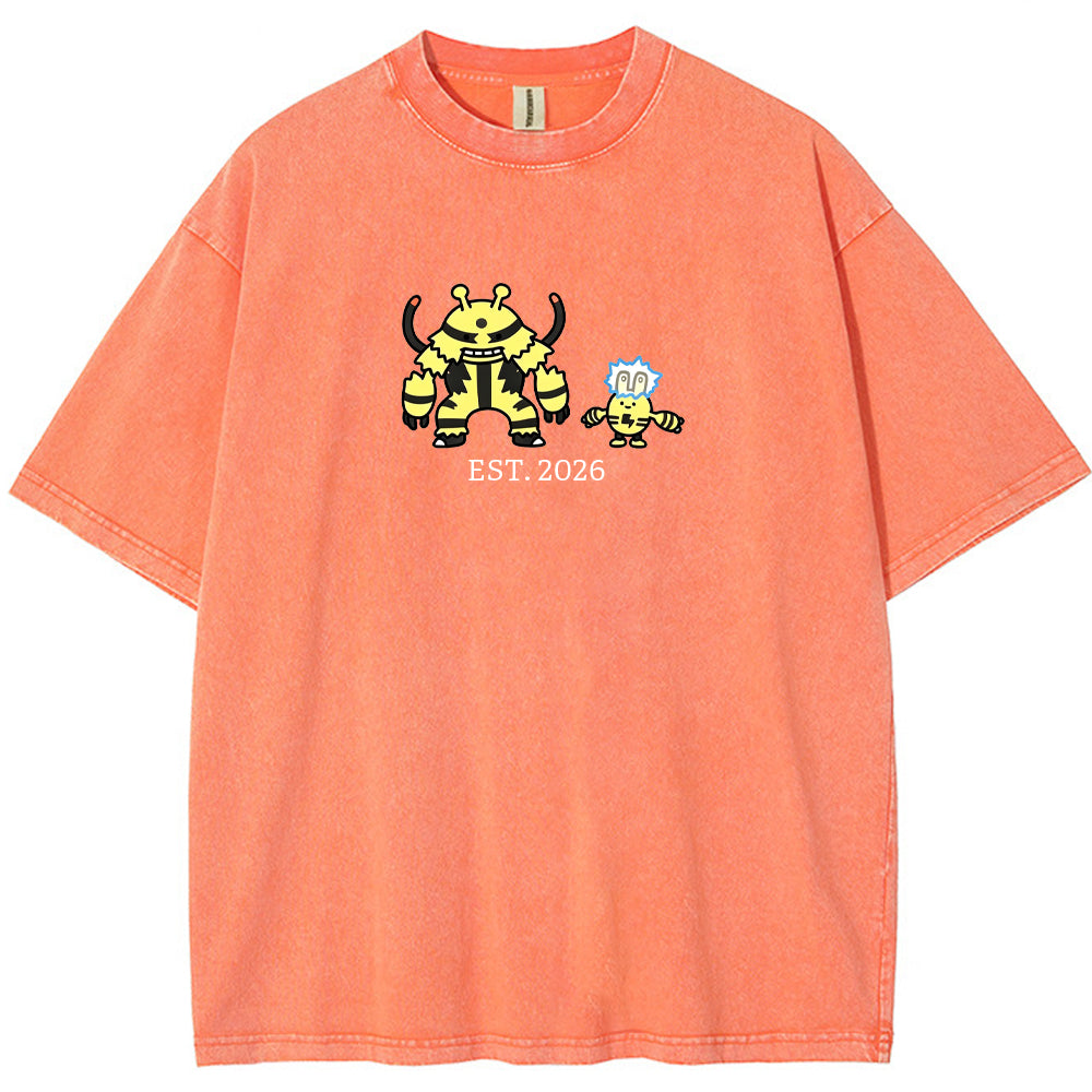 Cute Parent & Kid Electivire Vintage T-Shirt