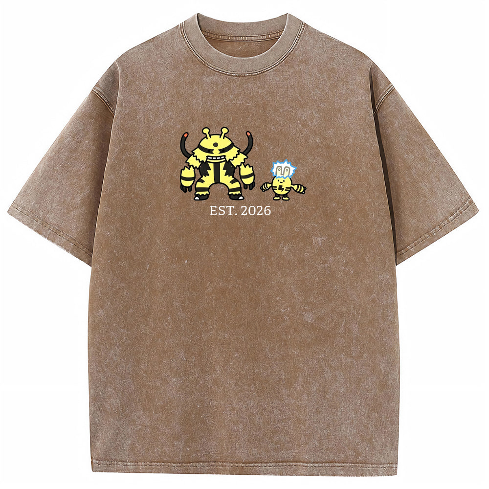 Cute Parent & Kid Electivire Vintage T-Shirt