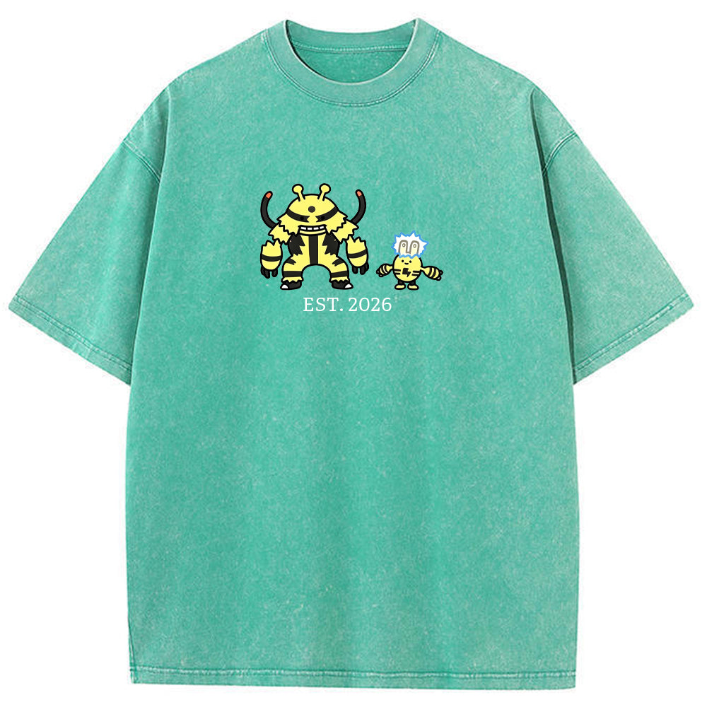 Cute Parent & Kid Electivire Vintage T-Shirt