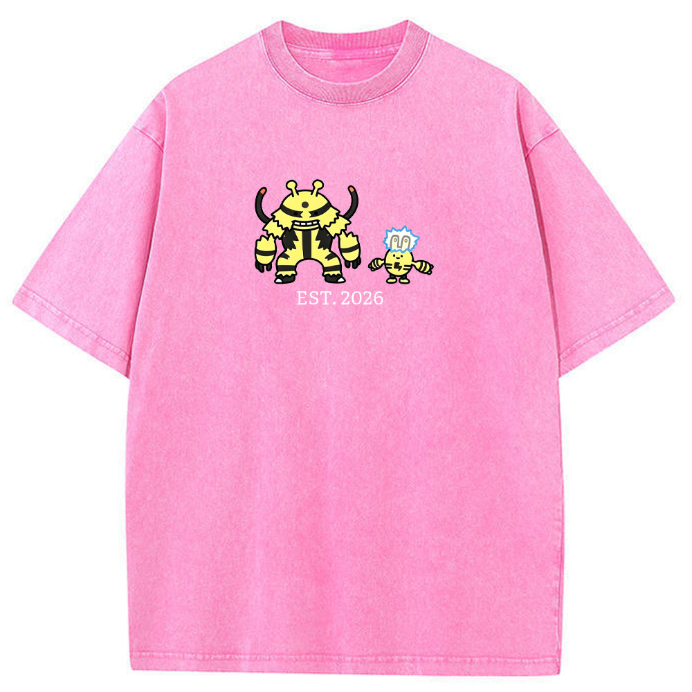 Cute Parent & Kid Electivire Vintage T-Shirt