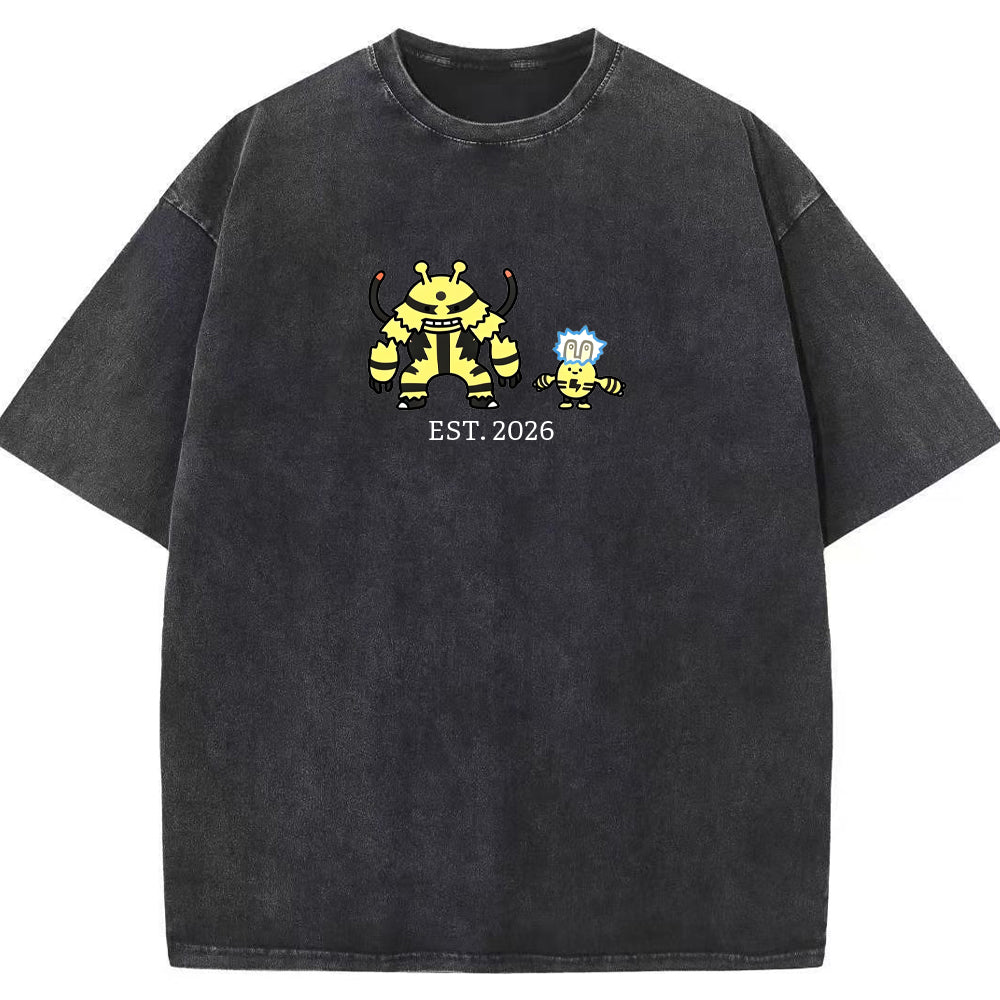 Cute Parent & Kid Electivire Vintage T-Shirt