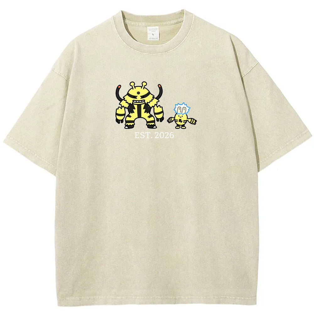 Cute Parent & Kid Electivire Vintage T-Shirt