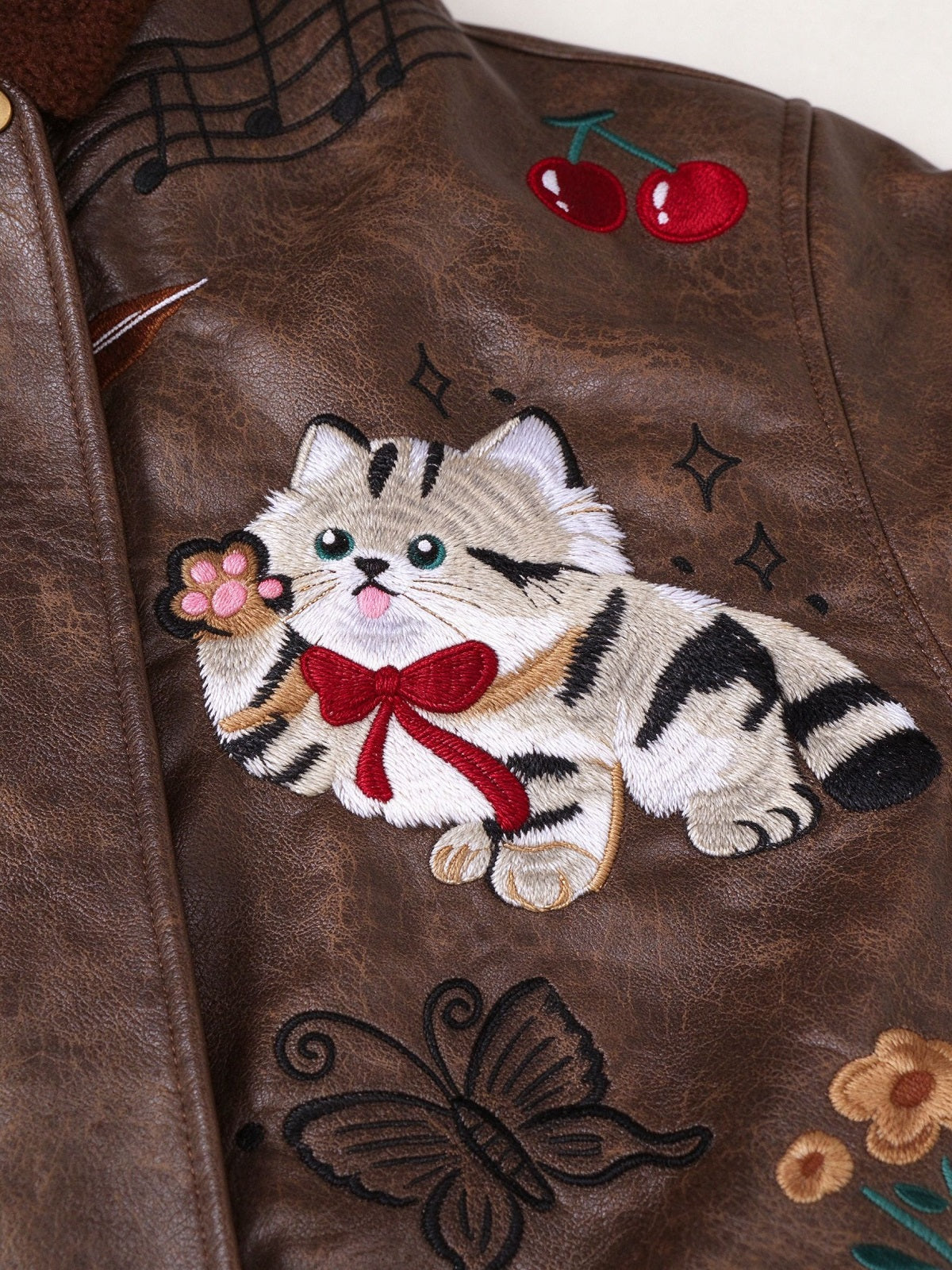 BACK ALLEY CAT VINTAGE LEATHER JACKET