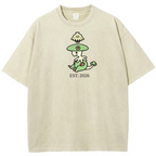 Cute Parent & Kid Breloom Vintage Washed T-Shirt