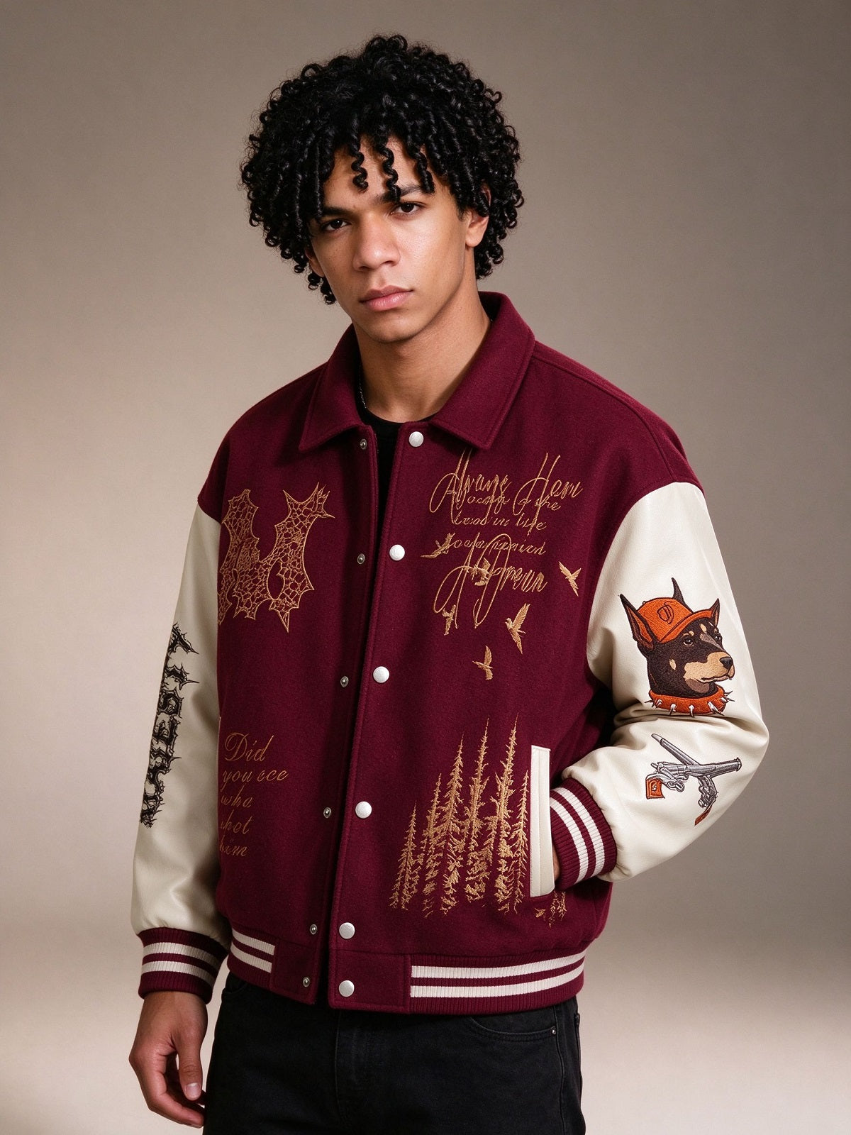 WEYLONG GHOST TOWN VARSITY JACKET