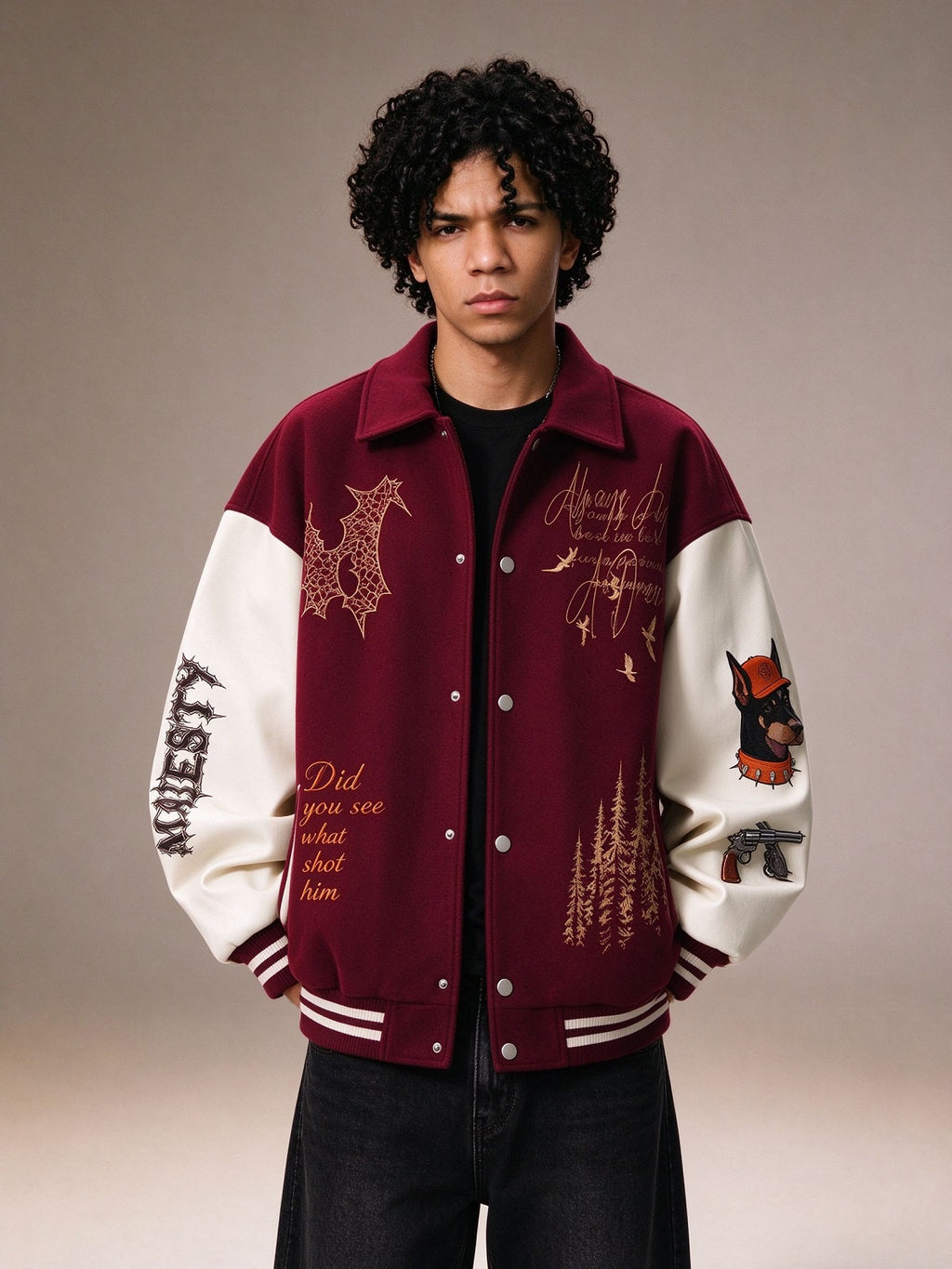 WEYLONG GHOST TOWN VARSITY JACKET