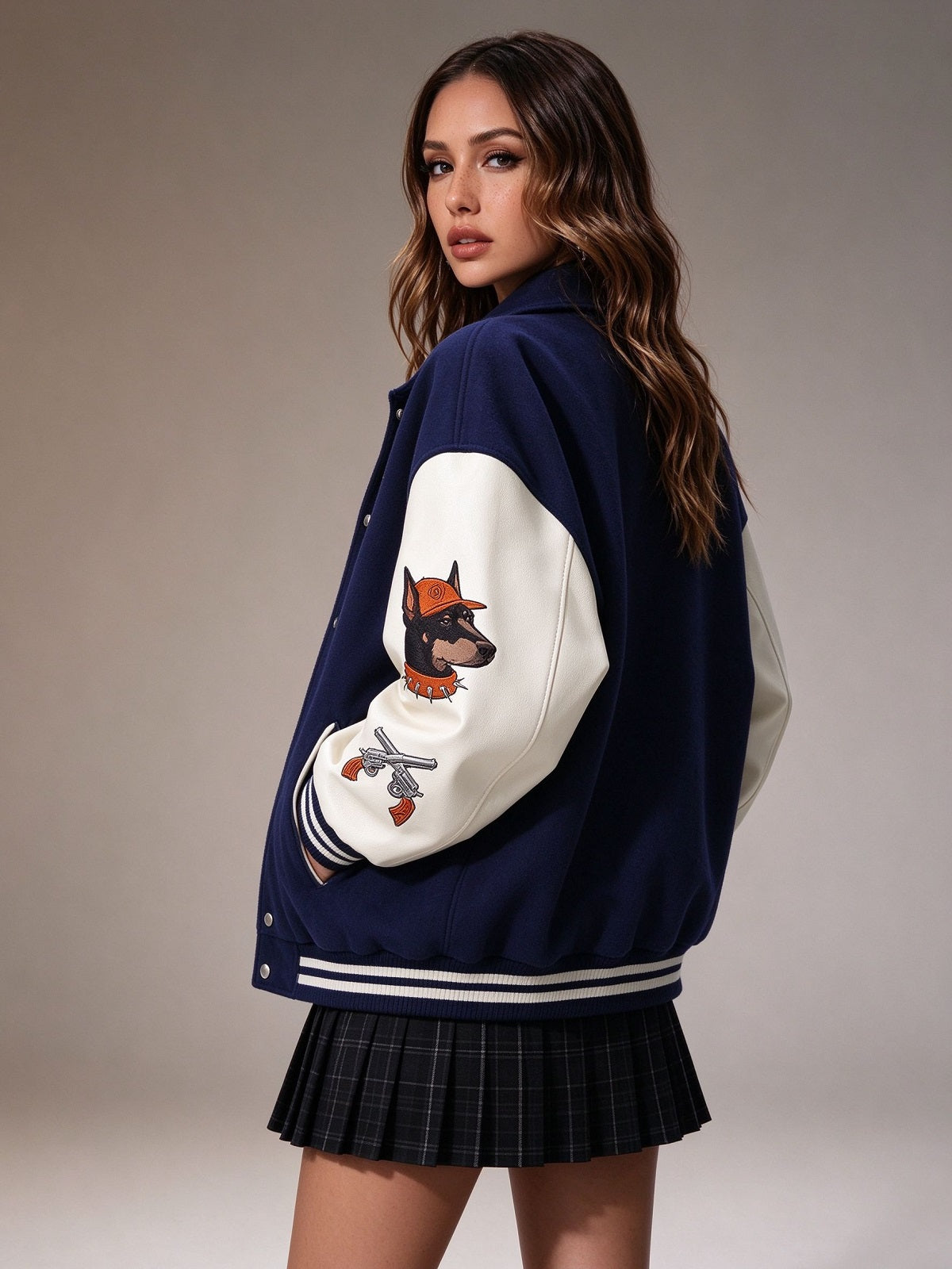 WEYLONG GHOST TOWN VARSITY JACKET