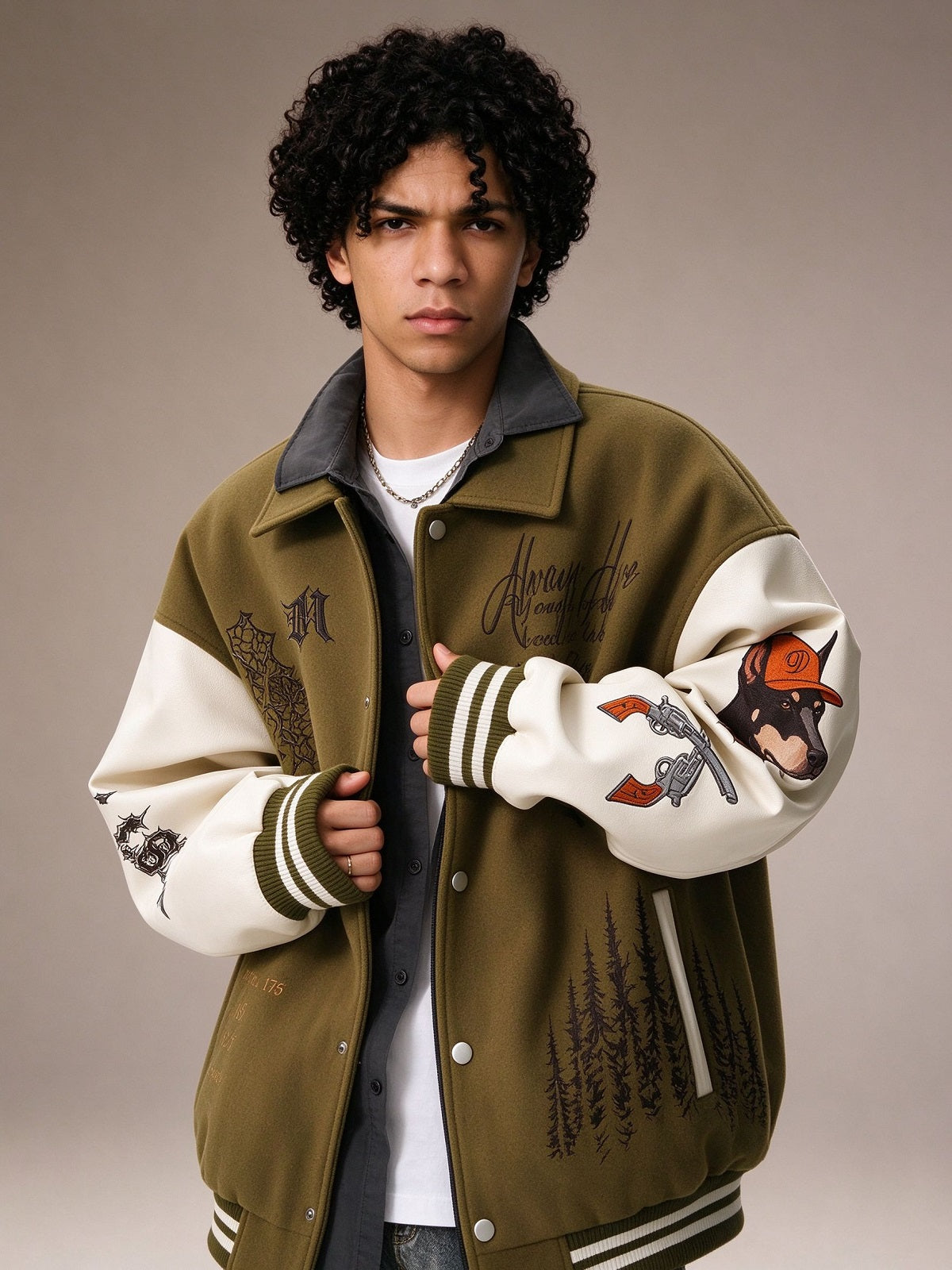 WEYLONG GHOST TOWN VARSITY JACKET