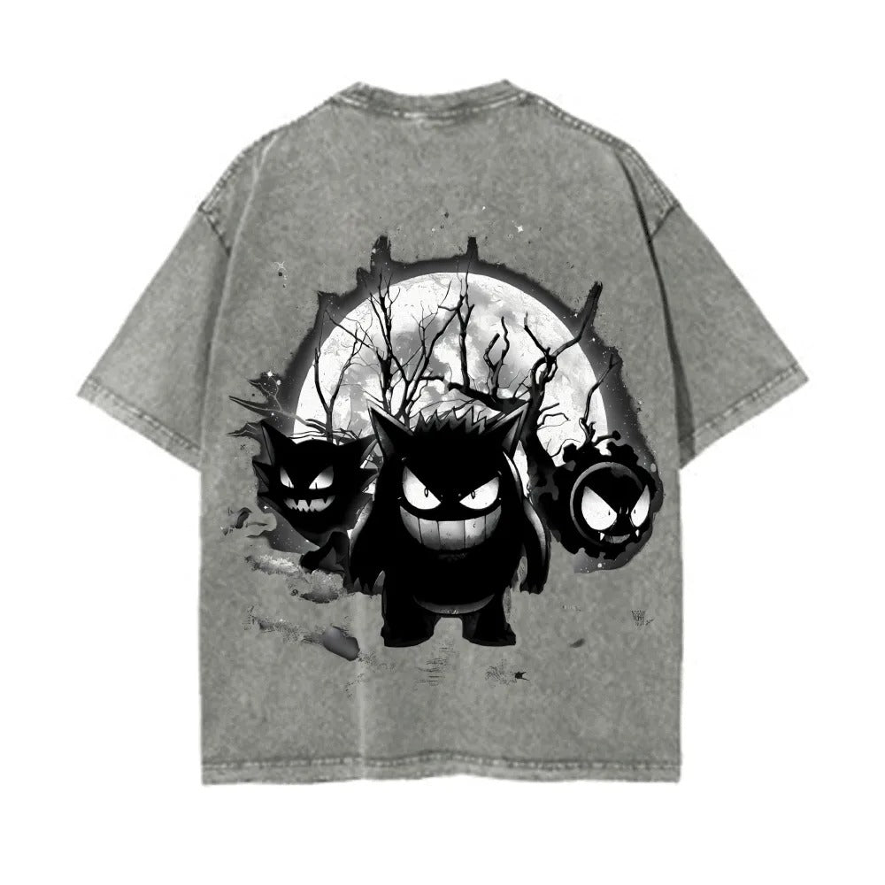 Unisex Fit Washed T-Shirt Pok¡§|mon