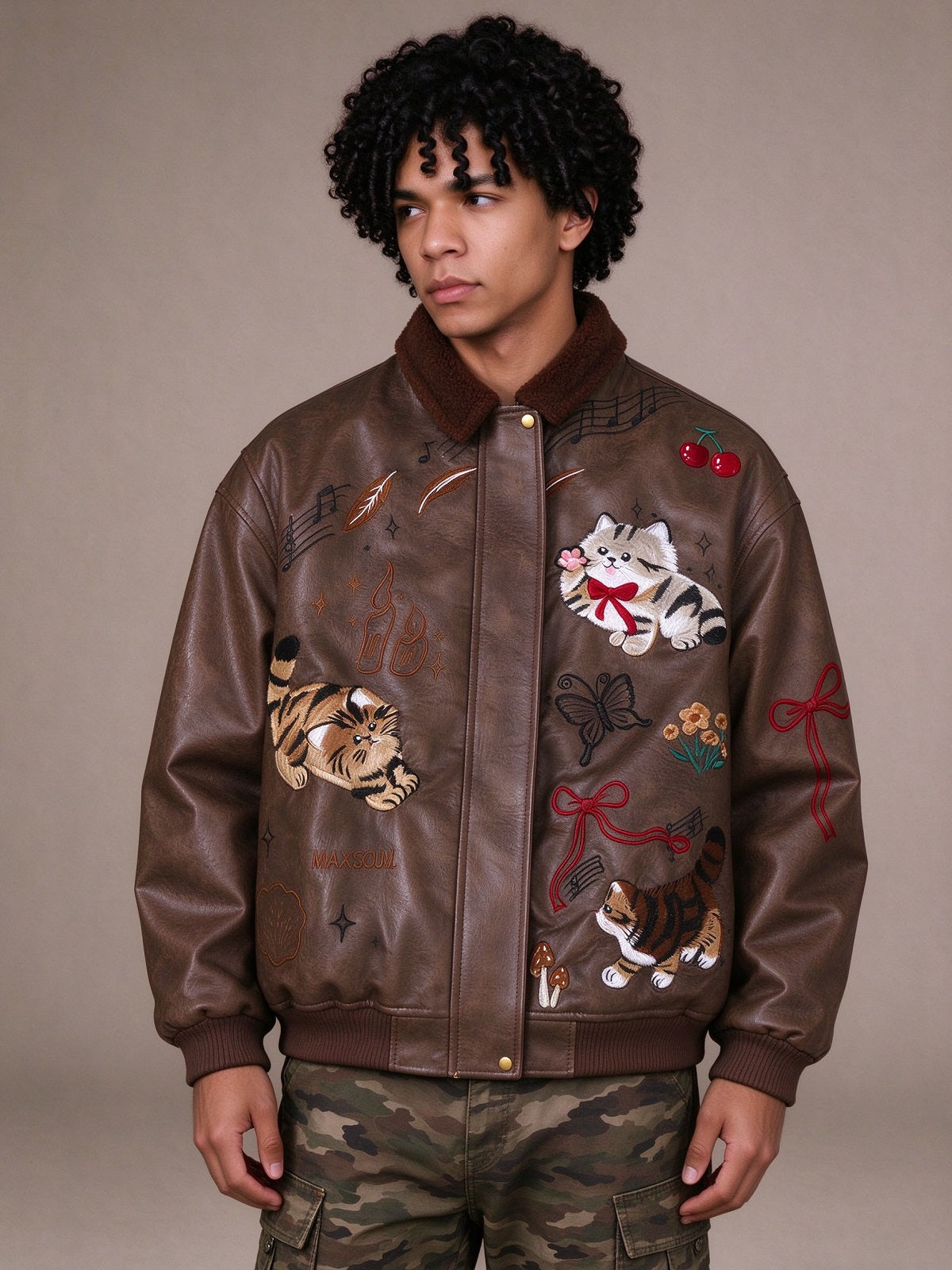 BACK ALLEY CAT VINTAGE LEATHER JACKET